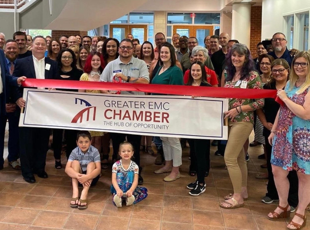 Kinton Pressure Washing and Cleaning's ribbon cutting ceremony for the Greater East Montgomery County Chamber of Commerce located in New Caney, TX. 